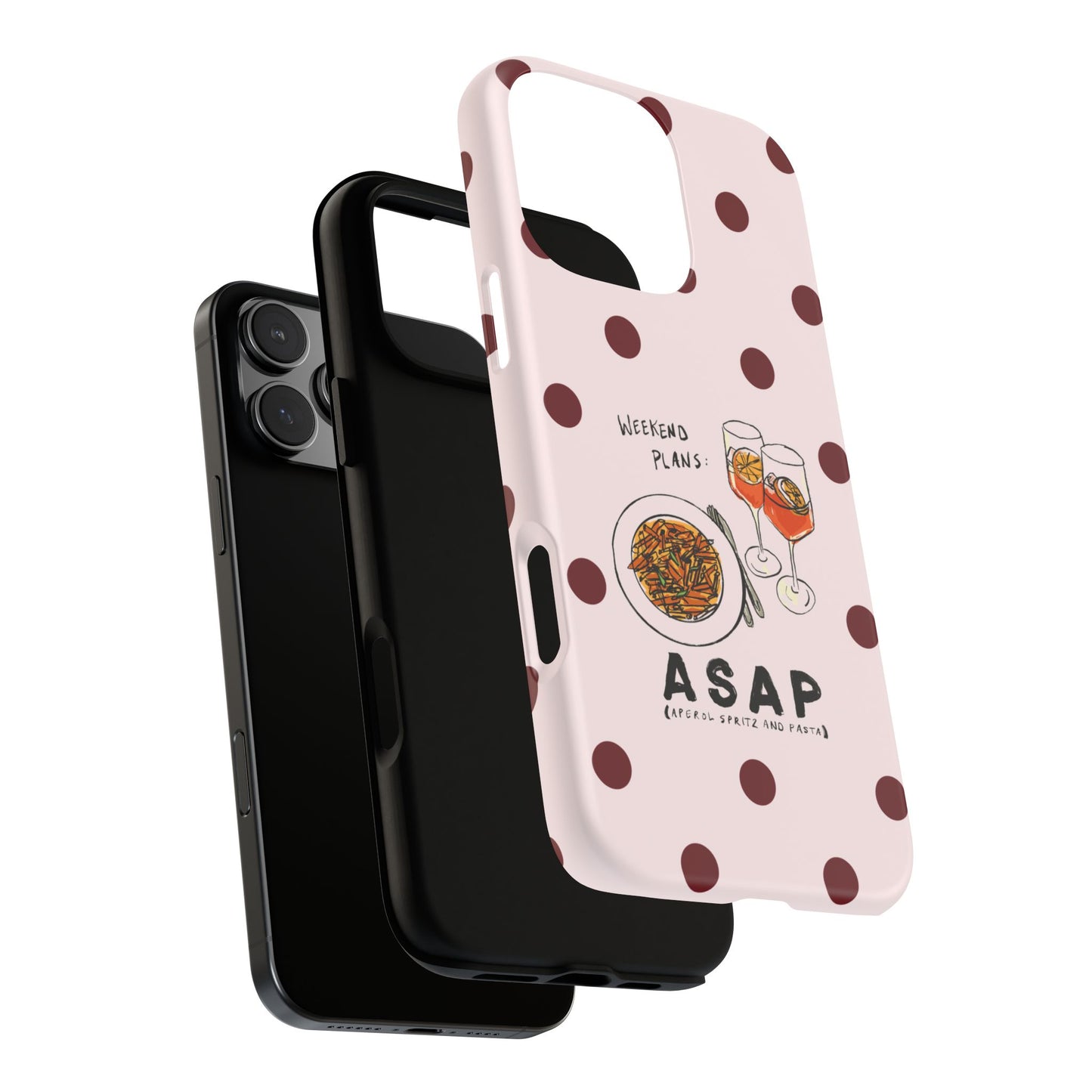 "Weekend Plans: ASAP" iPhone Case