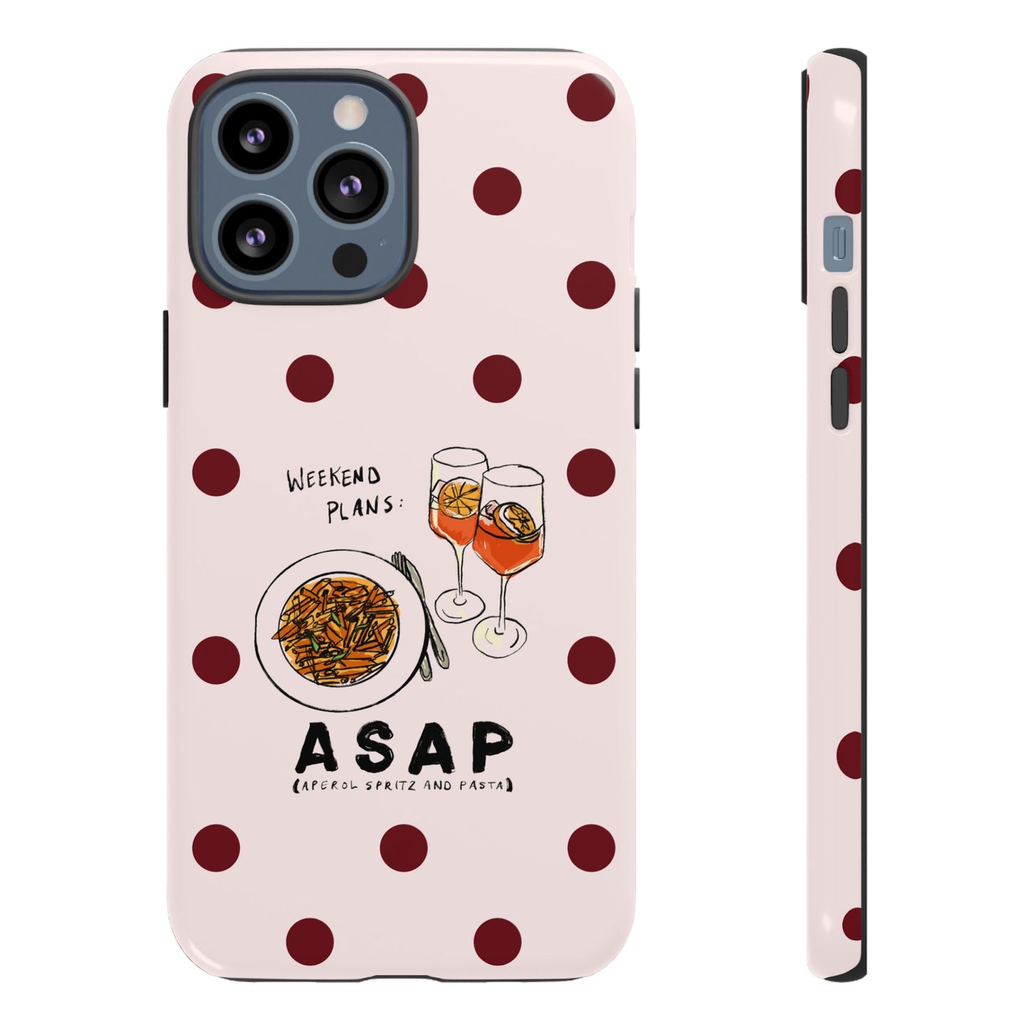 "Weekend Plans: ASAP" iPhone Case