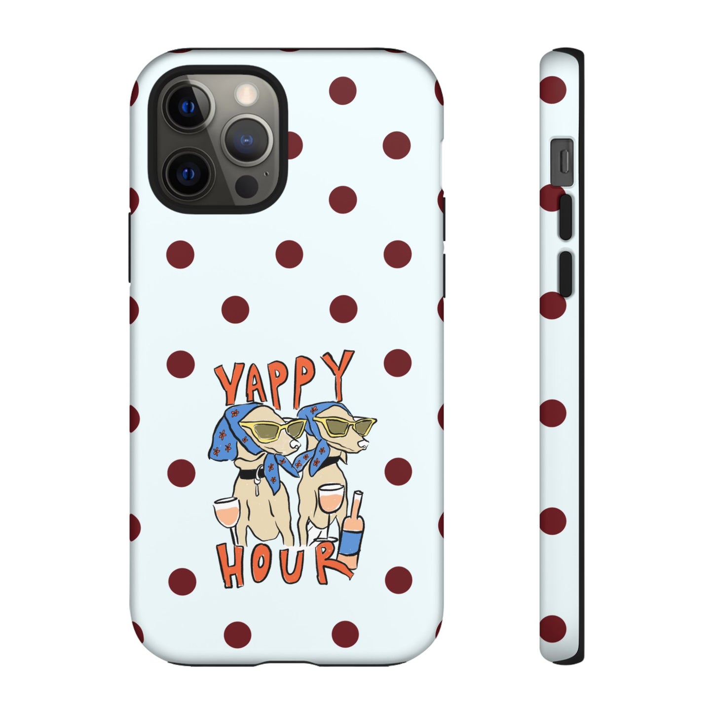 Yappy Hour Dogs iPhone Case