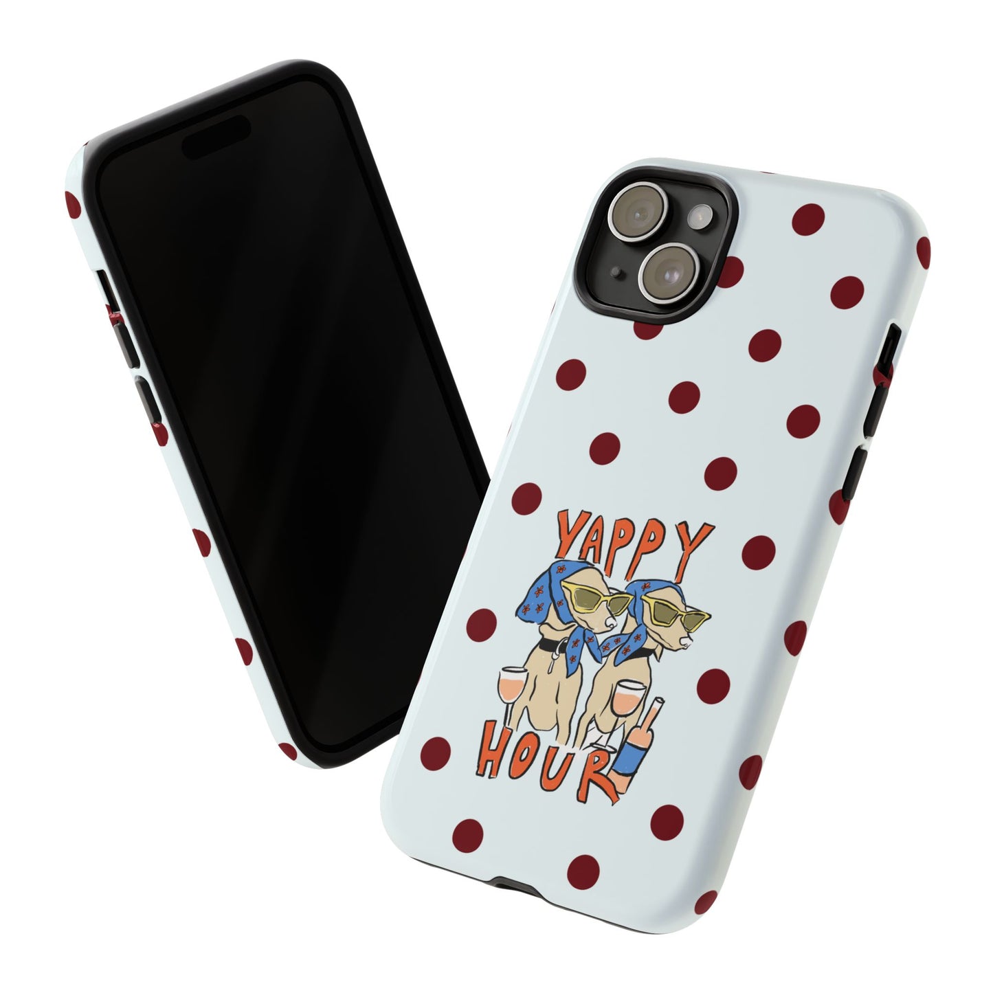 Yappy Hour Dogs iPhone Case