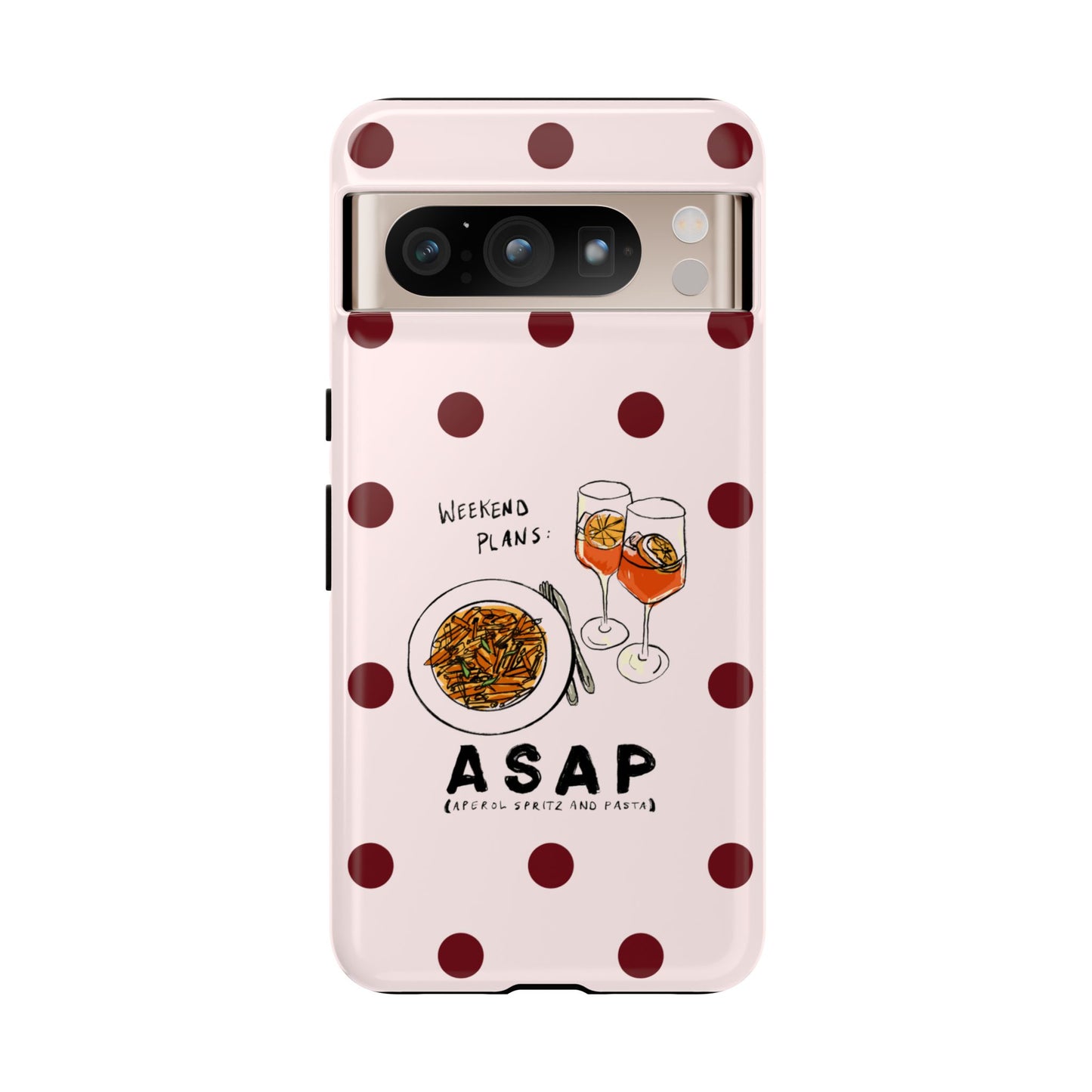"Weekend Plans: ASAP" iPhone Case