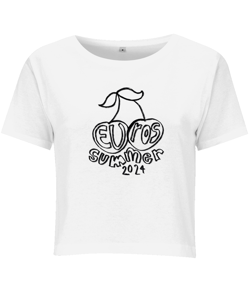 Euros Summer 2024 Black Cherries Baby Tee