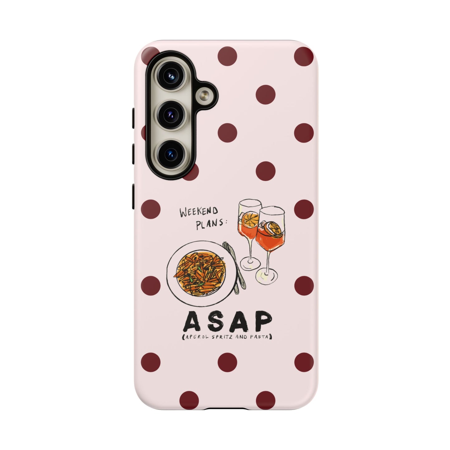 "Weekend Plans: ASAP" iPhone Case