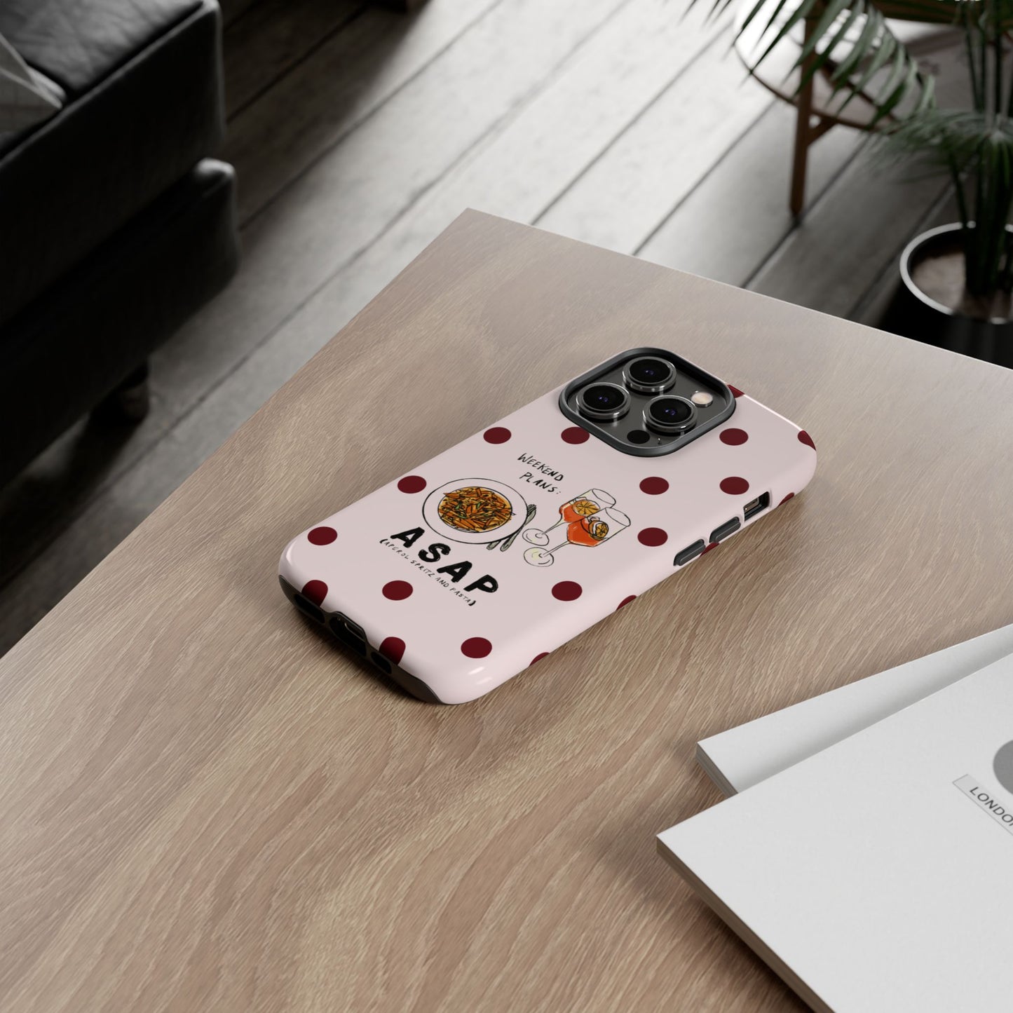"Weekend Plans: ASAP" iPhone Case