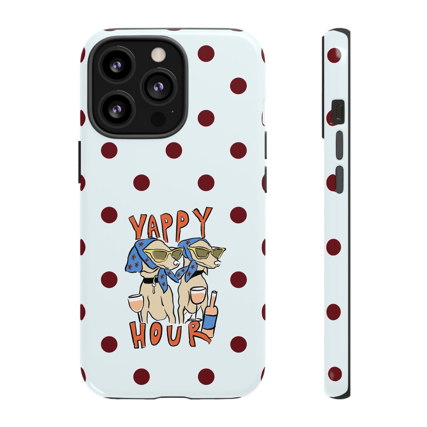 Yappy Hour Dogs iPhone Case