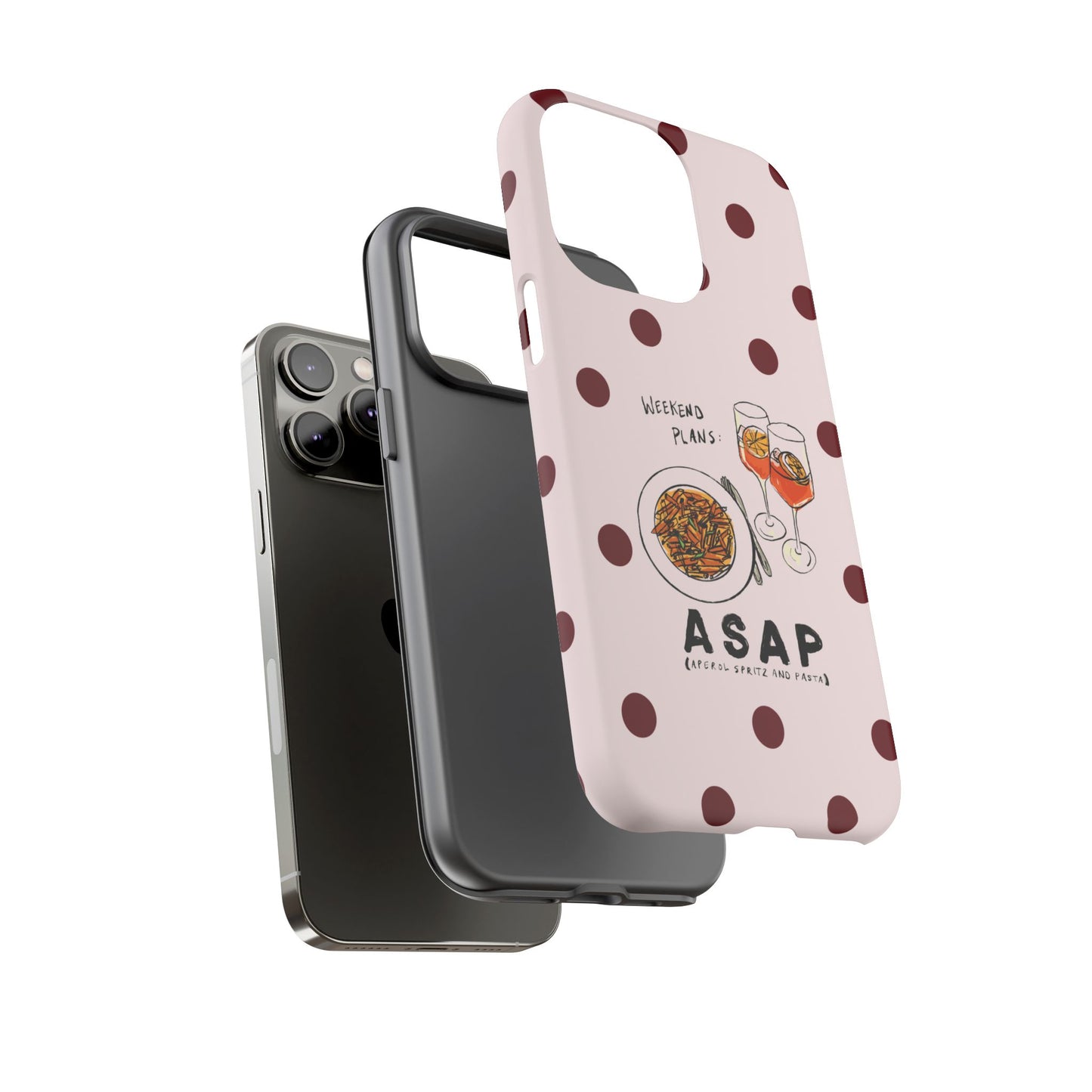 "Weekend Plans: ASAP" iPhone Case