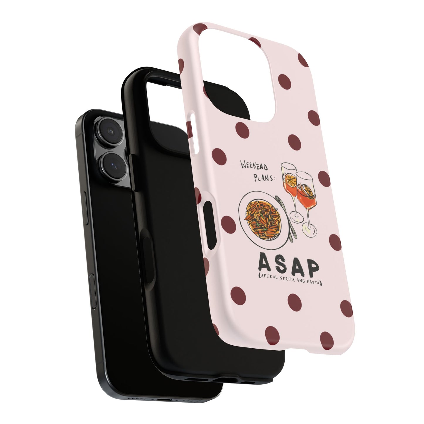 "Weekend Plans: ASAP" iPhone Case