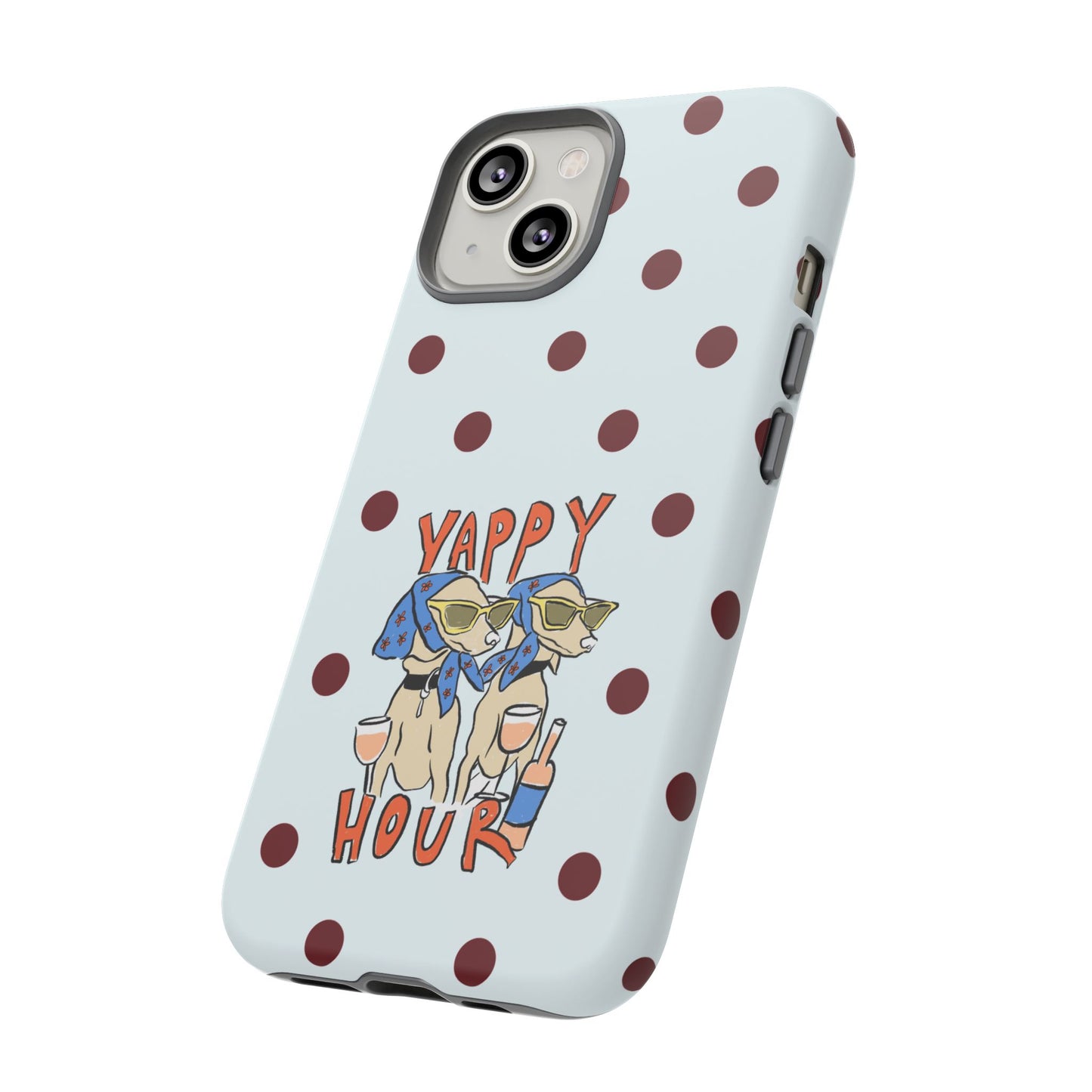 Yappy Hour Dogs iPhone Case