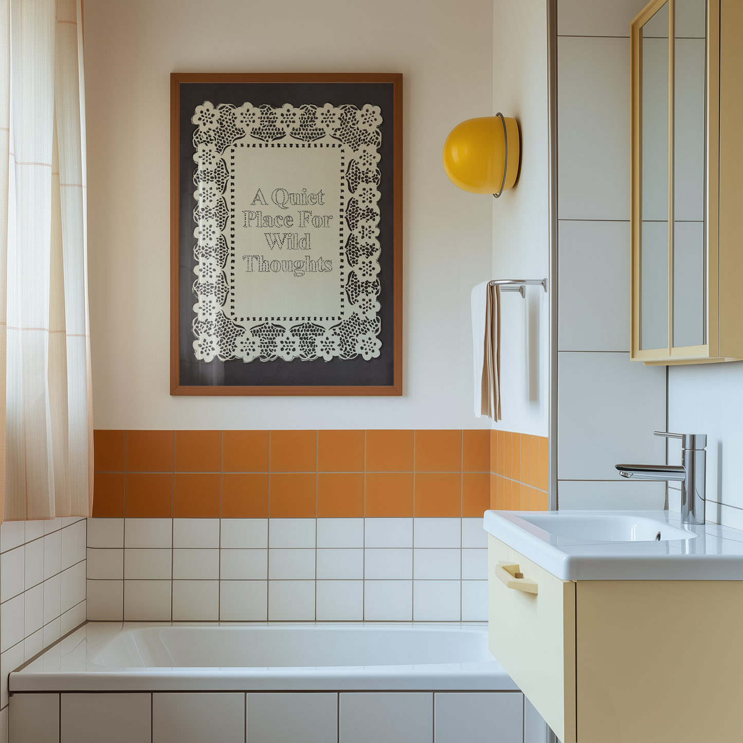 A Quiet Place For Wild Thoughts Portrait Print