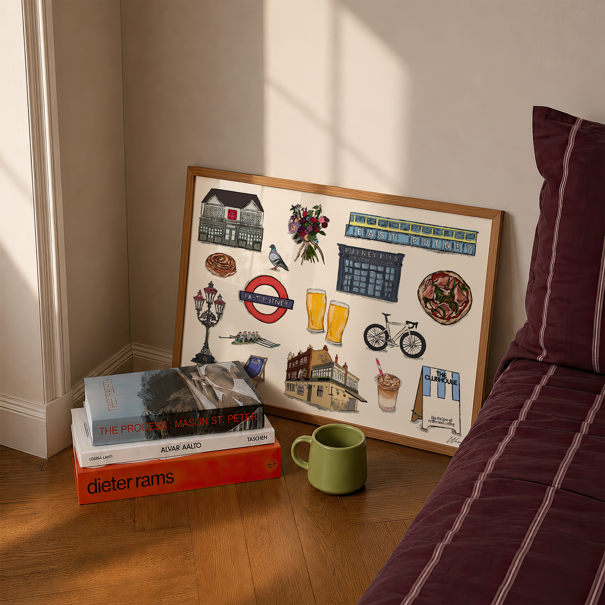 Putney Print | South London Collage Wall Art