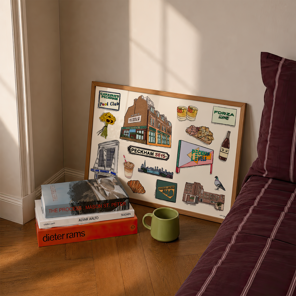 Peckham Print | South London Collage Wall Art