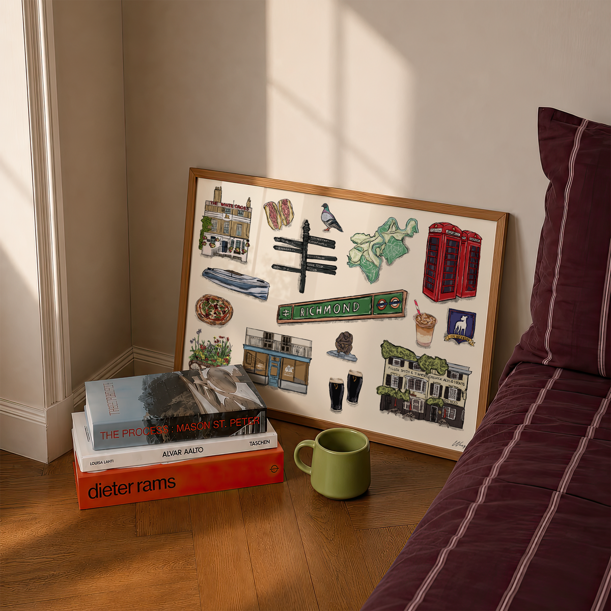Richmond Print | South London Collage Wall Art