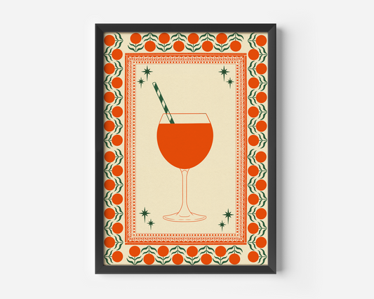 Aperol Spritz Pattern