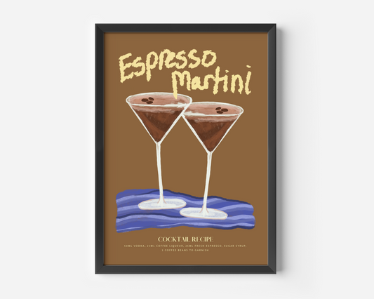 Espresso Martini Cocktail Print