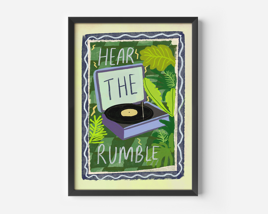 Hear The Rumble Print