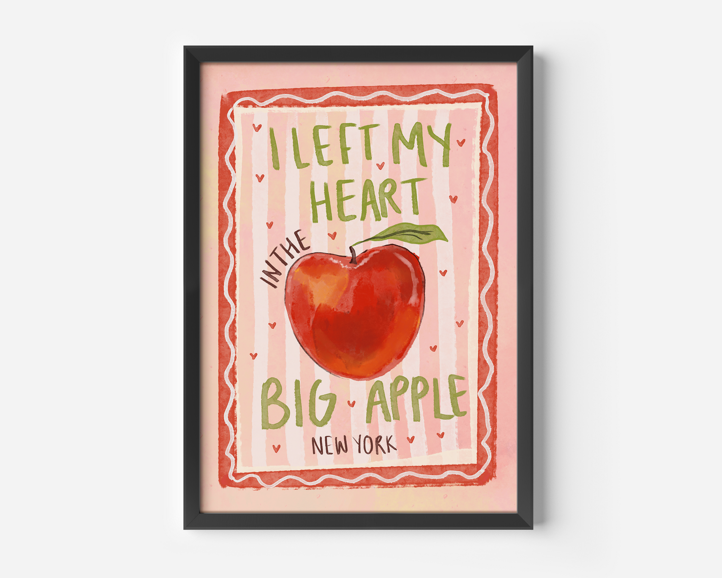 I Left My Heart In The Big Apple Print