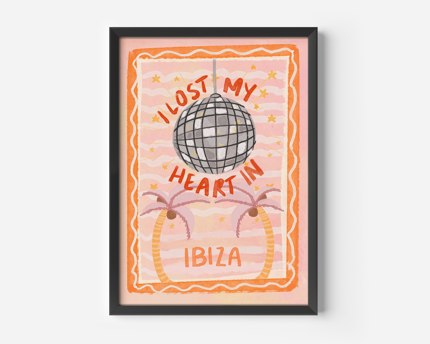 I Lost My Heart In Ibiza Print