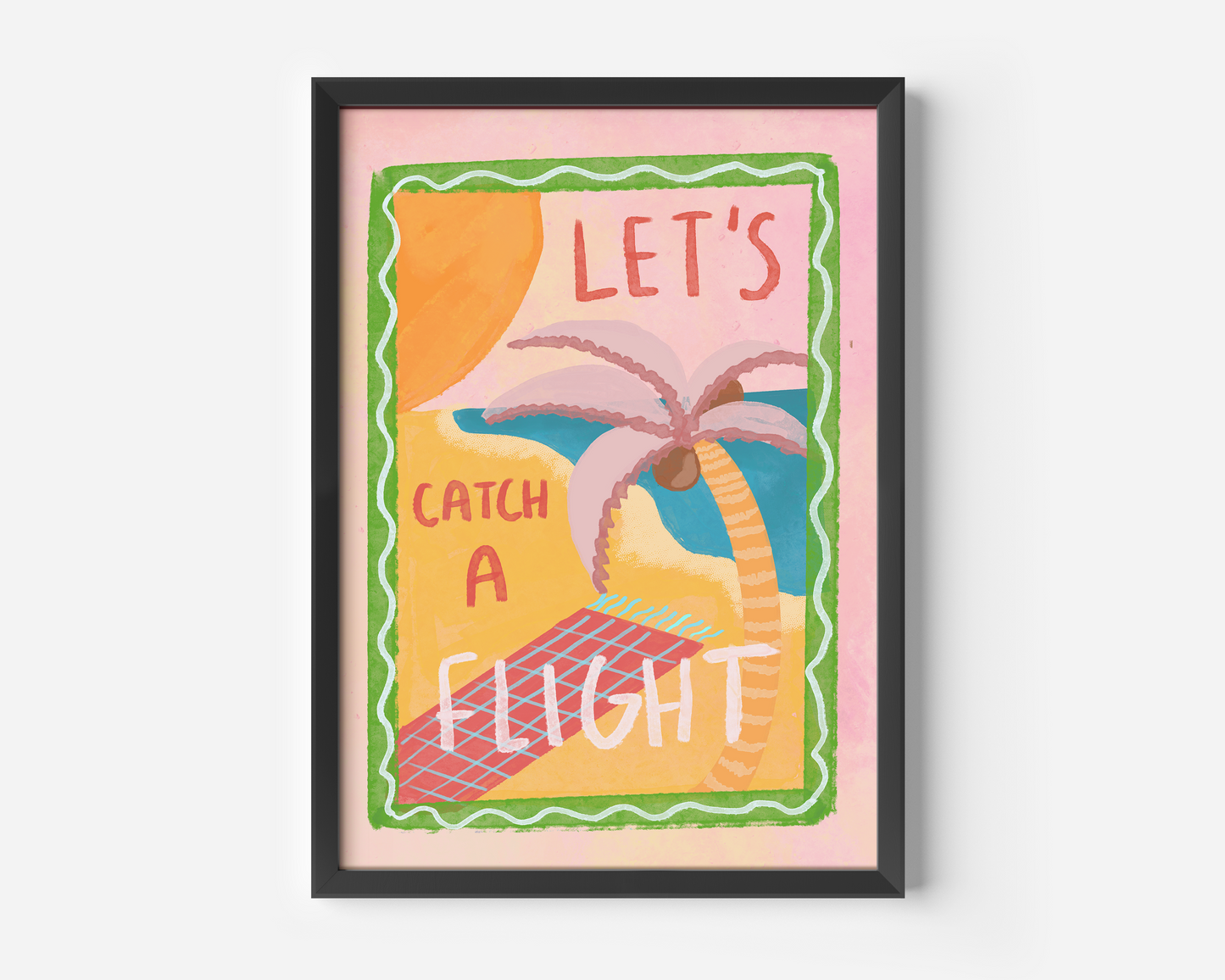 Let’s Catch A Flight Print