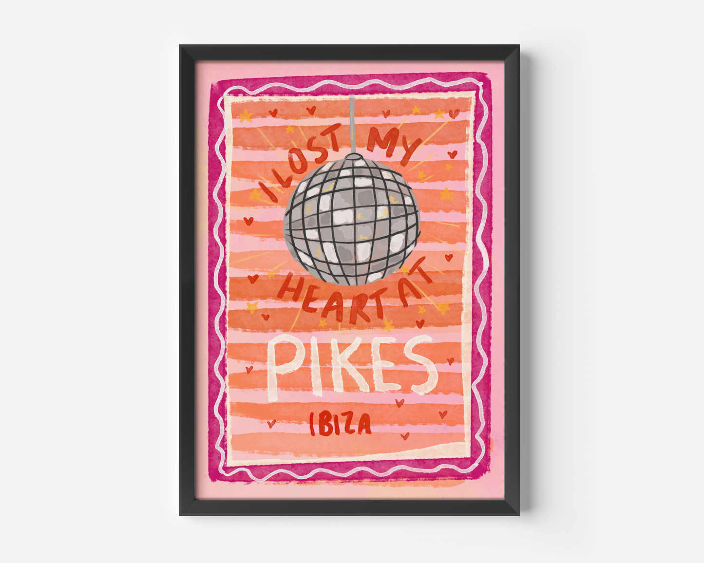 I Lost My Heart At Pikes Ibiza Print