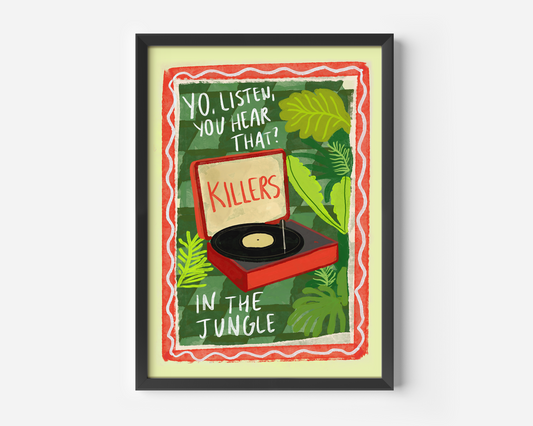 Killers In The Jungle Print