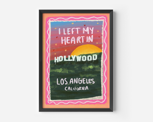 I Left My Heart In Los Angeles Print