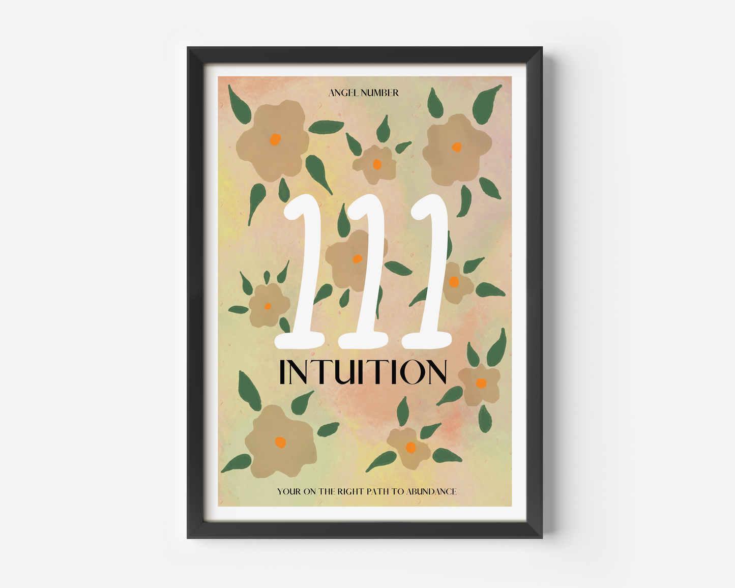 111 Angel Numbers Intuition Print