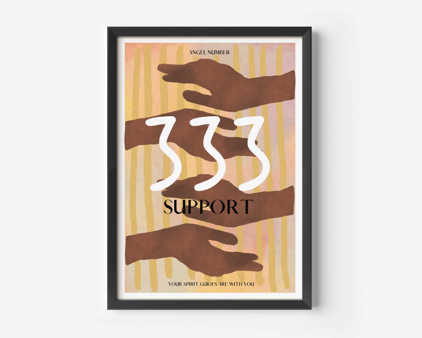 333 Angel Numbers Support Print