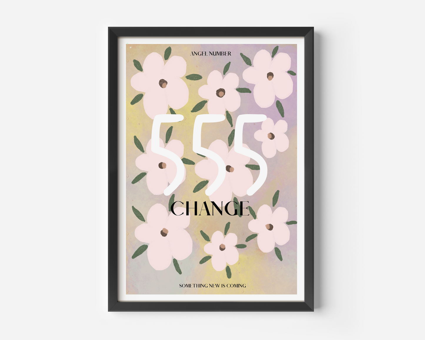 555 Angel Numbers Change Print