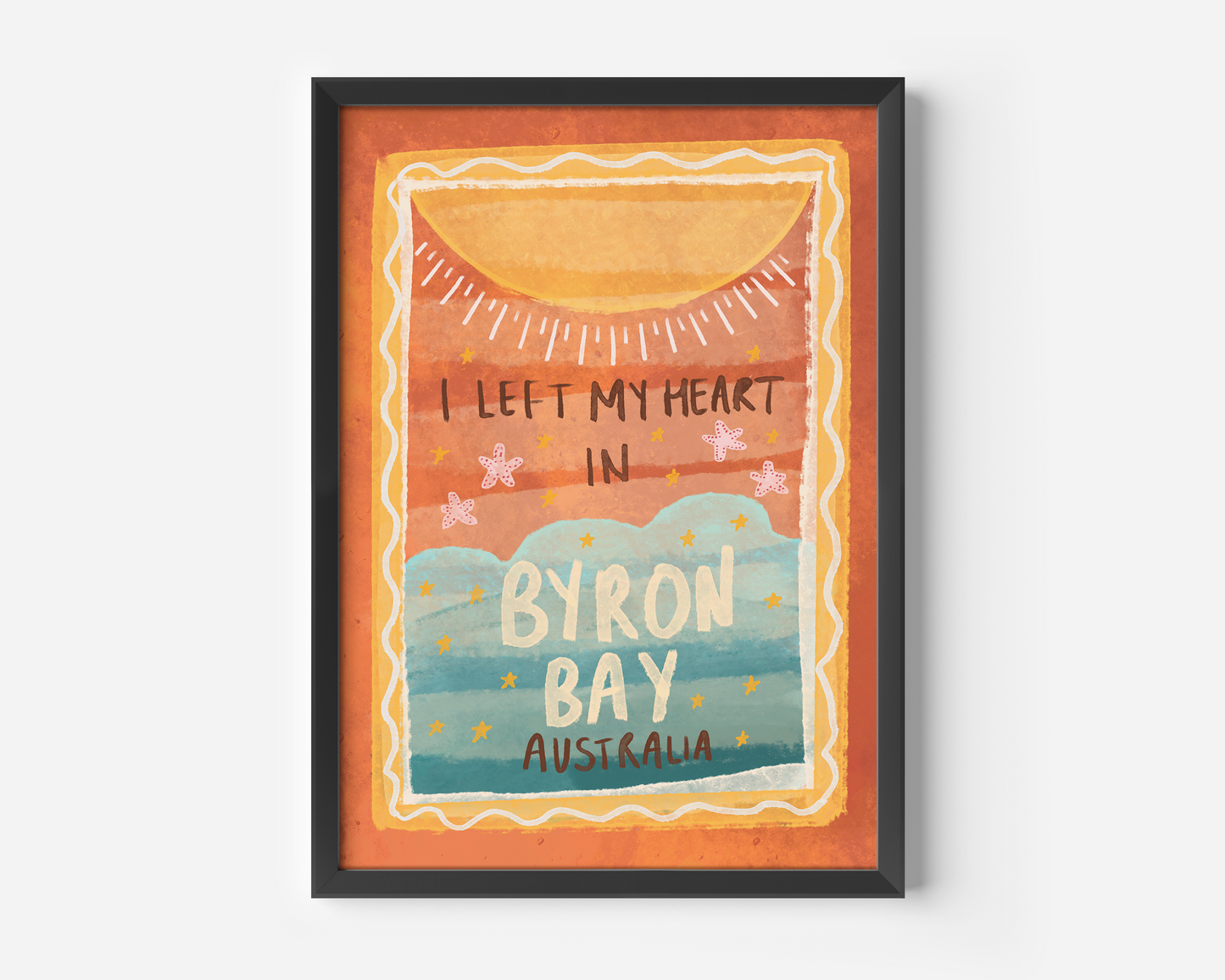 I Left My Heart In Byron Bay Print