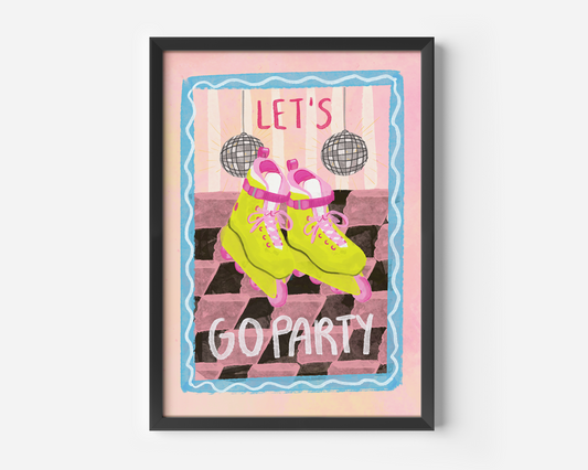 Let’s Go Party Barbie Era Print