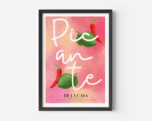 Spicy Picante Margarita Print