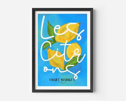 Les Citrons Print