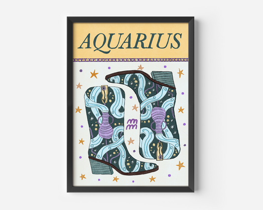 Aquarius Horoscope Print