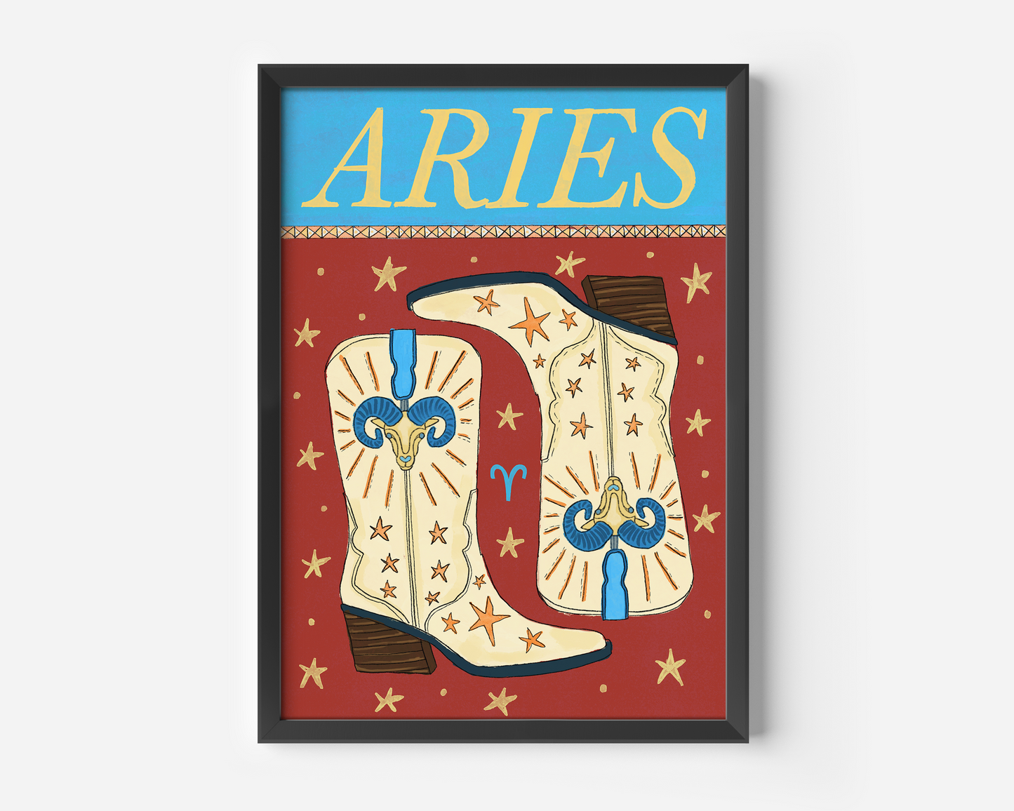 Aries Horoscope Print