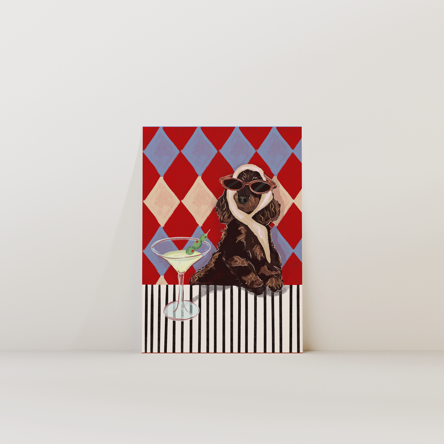 Brown Cocker Spaniel Dog Print