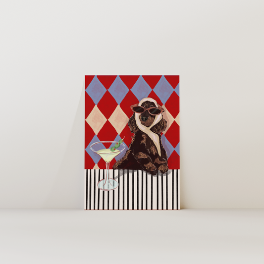 Brown Cocker Spaniel Dog Print