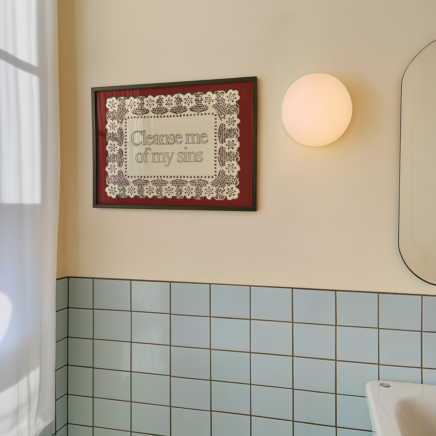 Cleanse Me Of My Sins Print