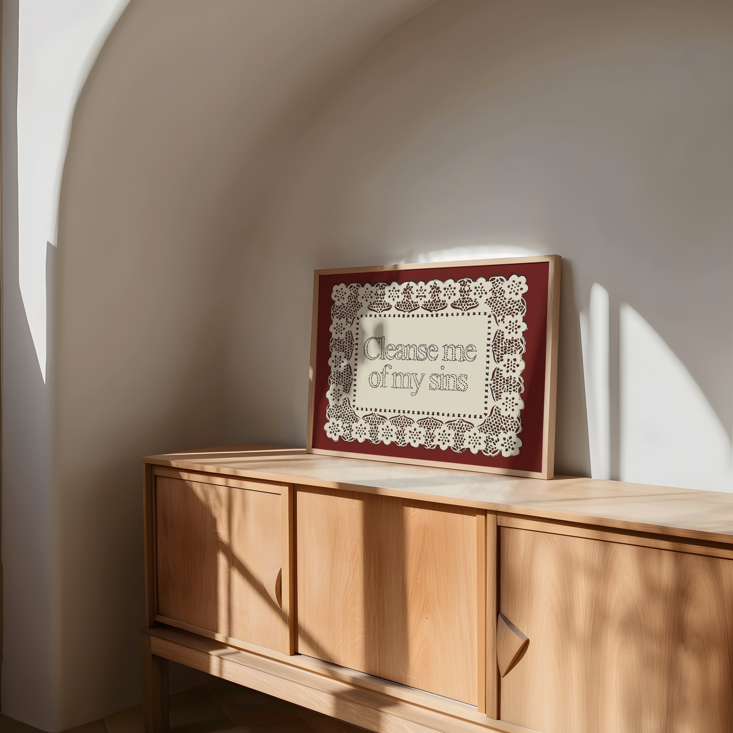 Cleanse Me Of My Sins Print