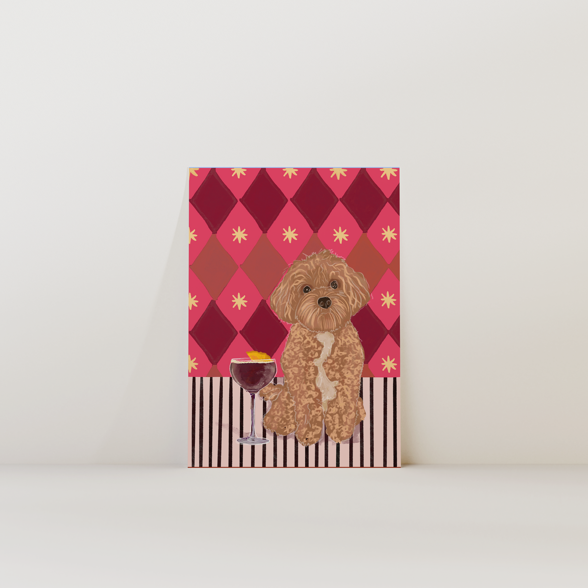 Cockapoo Comics Cockapoo Dog Print – Illustrated by Weezy