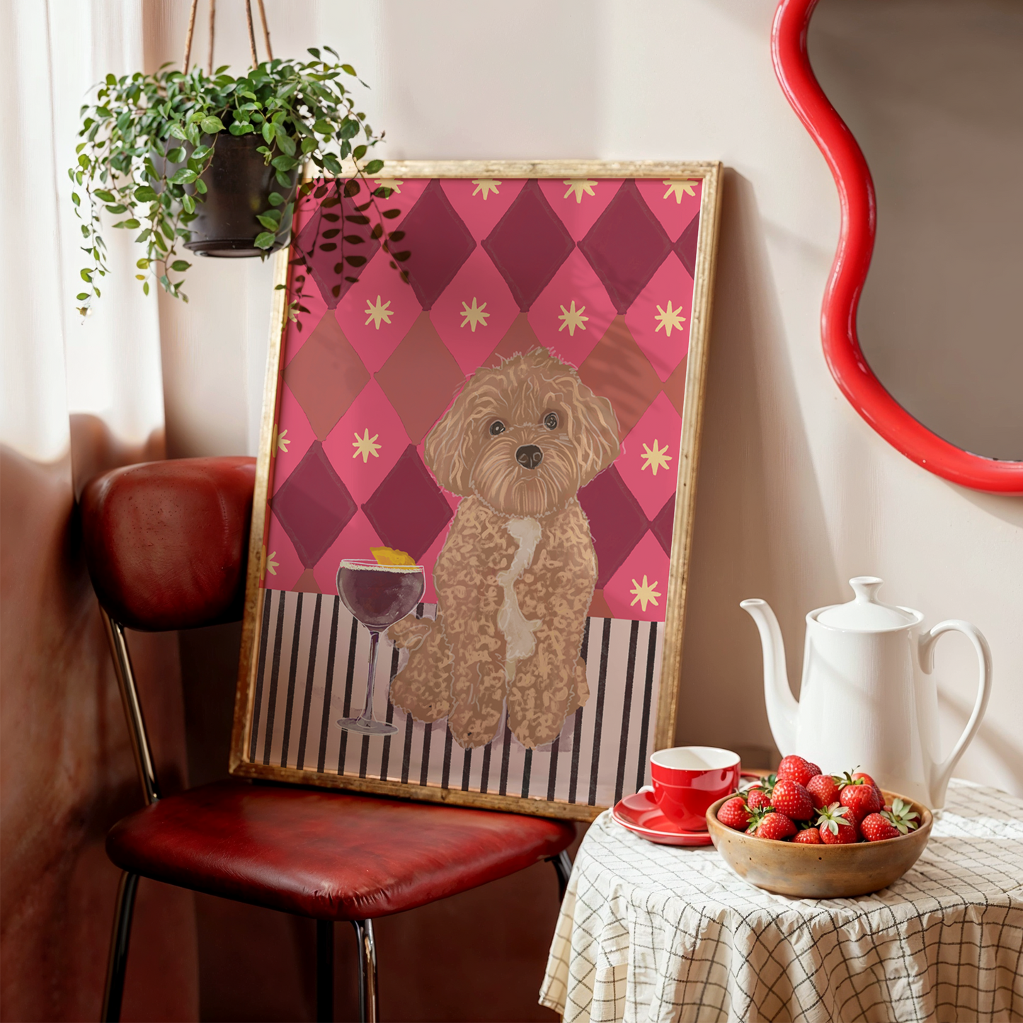 Cockapoo Dog Print