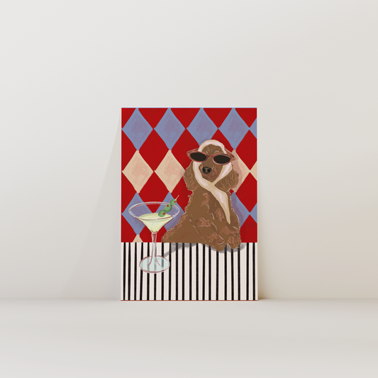 Tanned Cocker Spaniel Dog Print