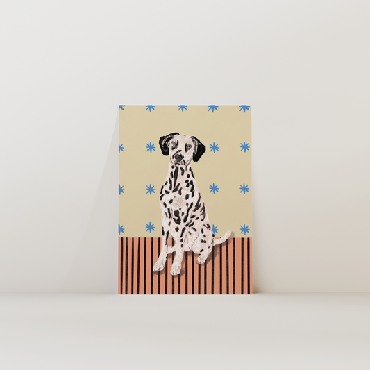 Dalmation Dog Print