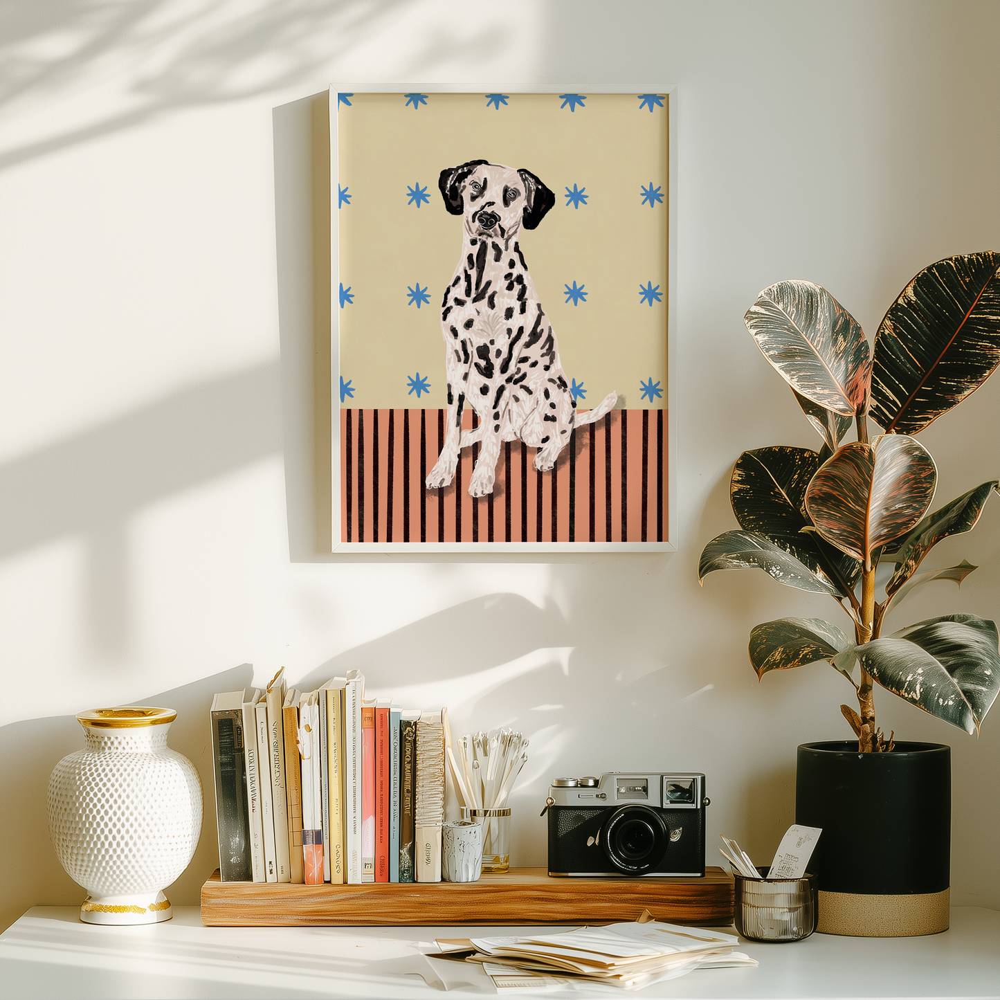Dalmation Dog Print