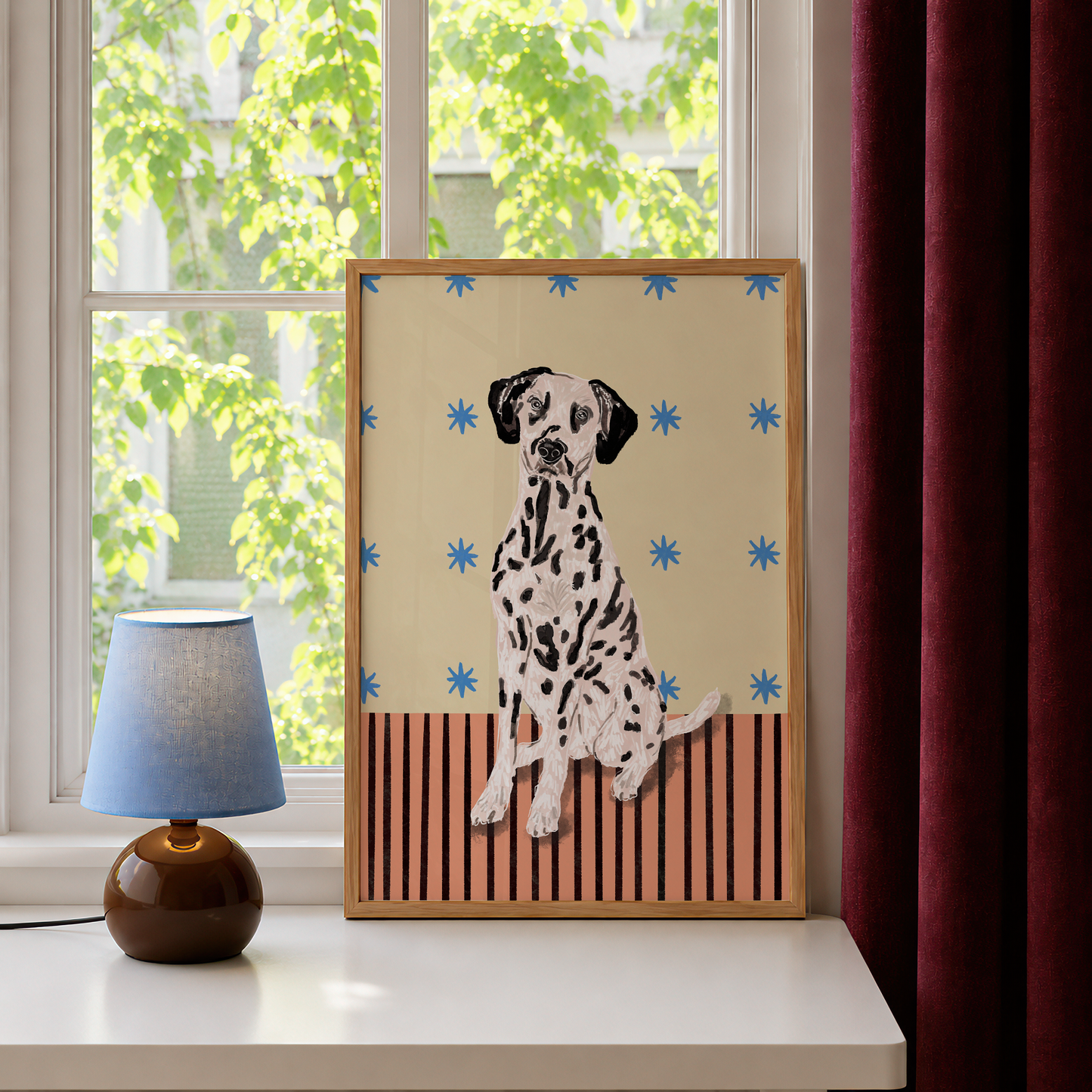 Dalmation Dog Print