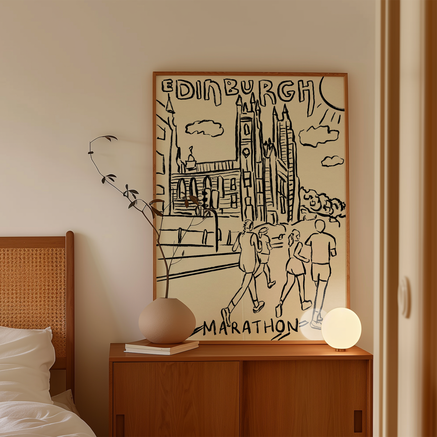 Edinburgh Marathon Print