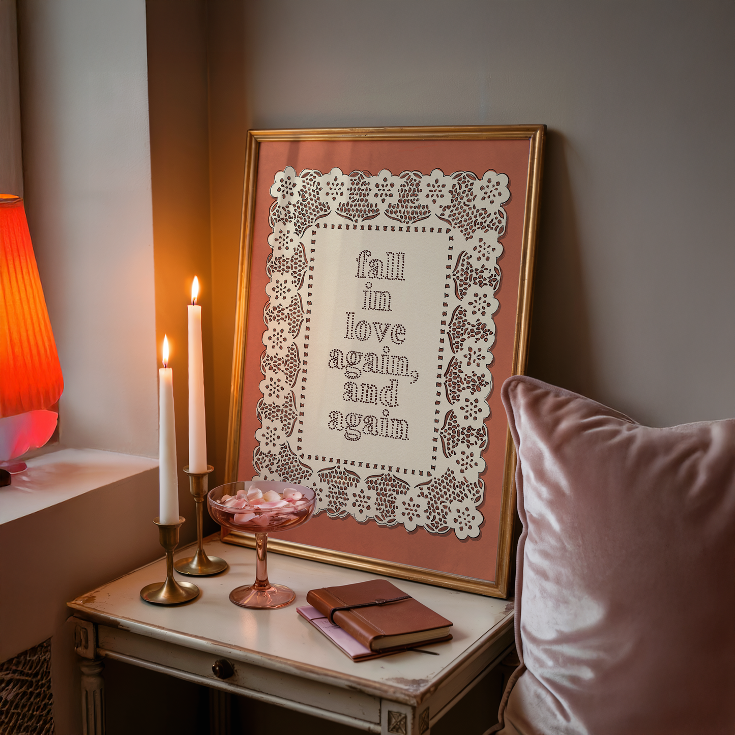 Fall In Love Again, And Again Print