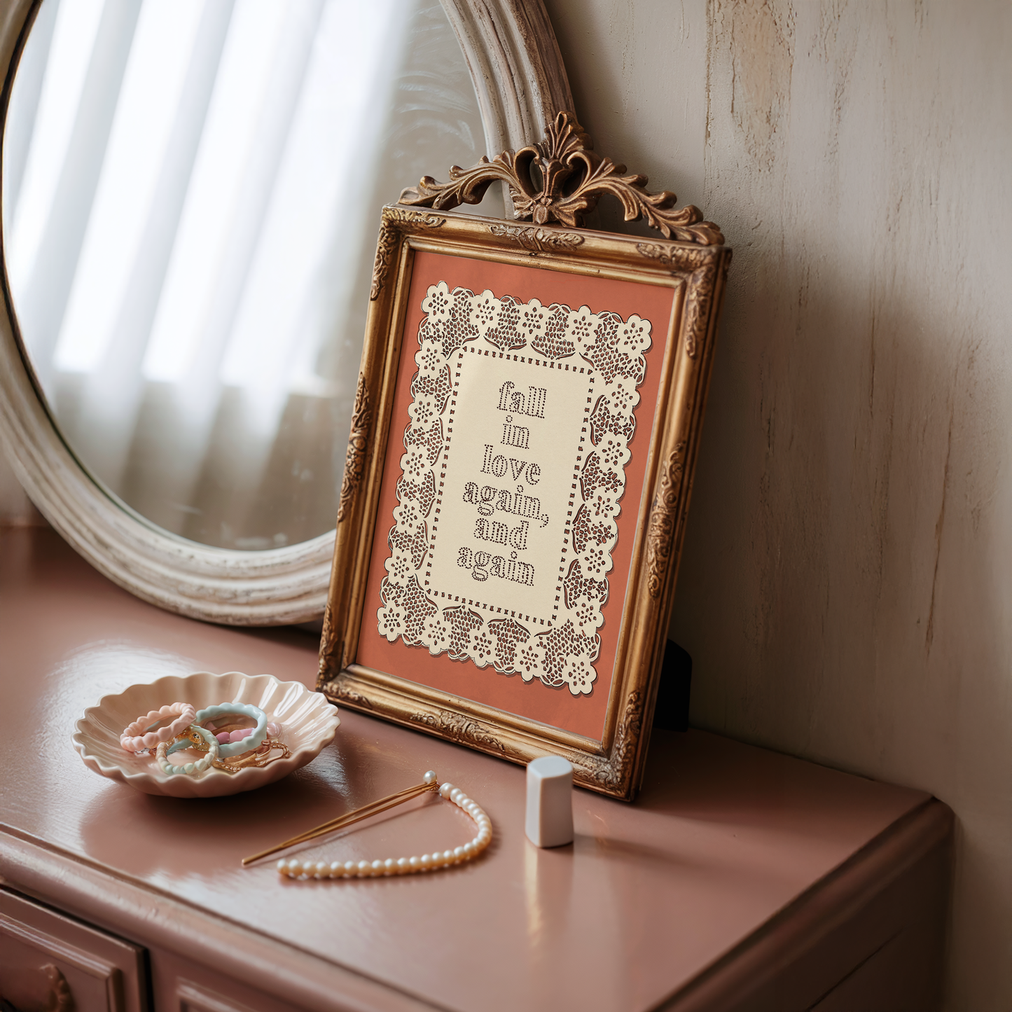 Fall In Love Again, And Again Print