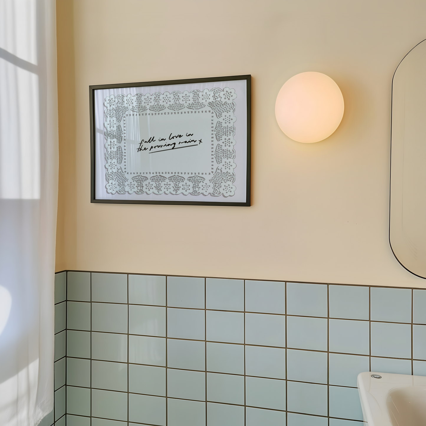 Fall In Love In The Pouring Rain Print