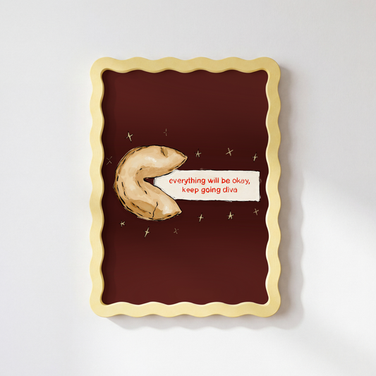 Fortune Cookie Everything Will Be Okay Print