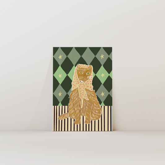 Ginger Cat Print